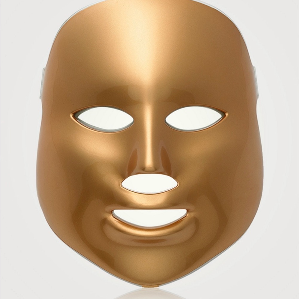 MZ SKIN Light-Therapy Golden Facial Treatment Device LED Mask